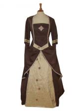 Ladies Medieval Tudor Costume And Headdress Size 20 - 24 Image